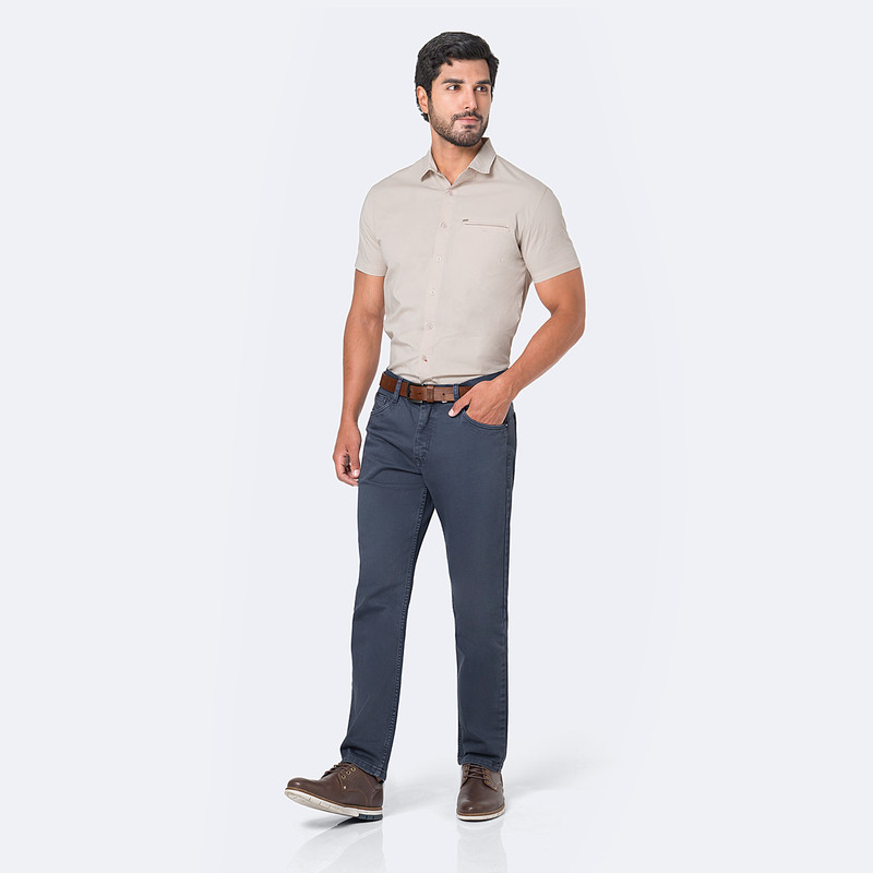 PANTALON CLASICO YAMMAL DRILL STRETCH HOMBRE - 2