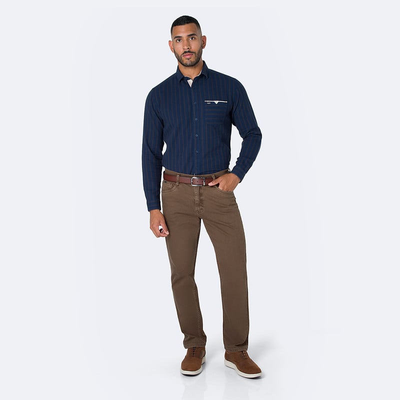 PANTALON CLASICO YAMMAL DRILL STRETCH HOMBRE - 2