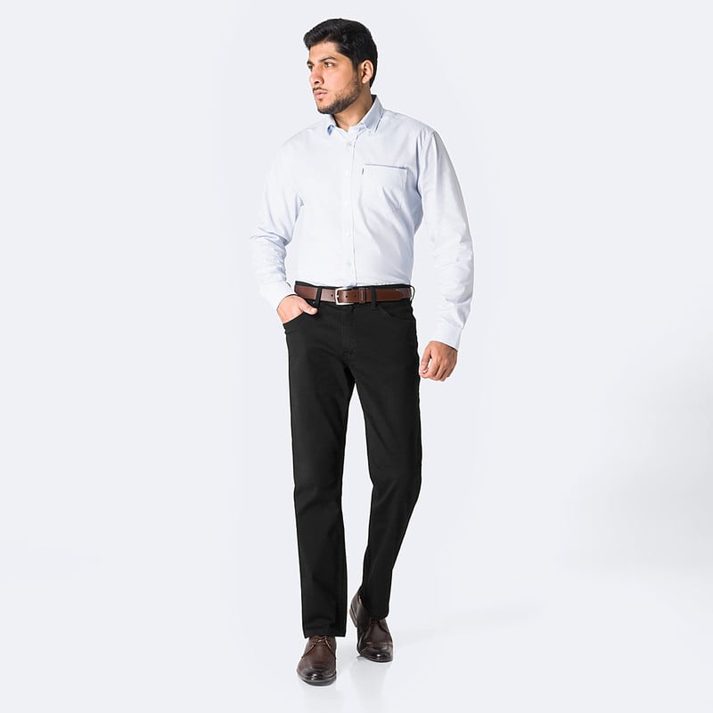 PANTALON CLASICO HURTADO DRILL STRETCH HOMBRE - 2