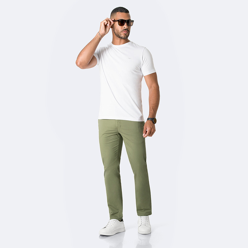 PANTALON BASICO CHARLEHS TAFETA HOMBRE - 2