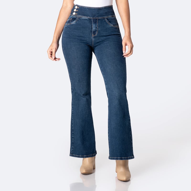 PANTALON MODA DELLAH DENIM STRETCH MUJER - 1
