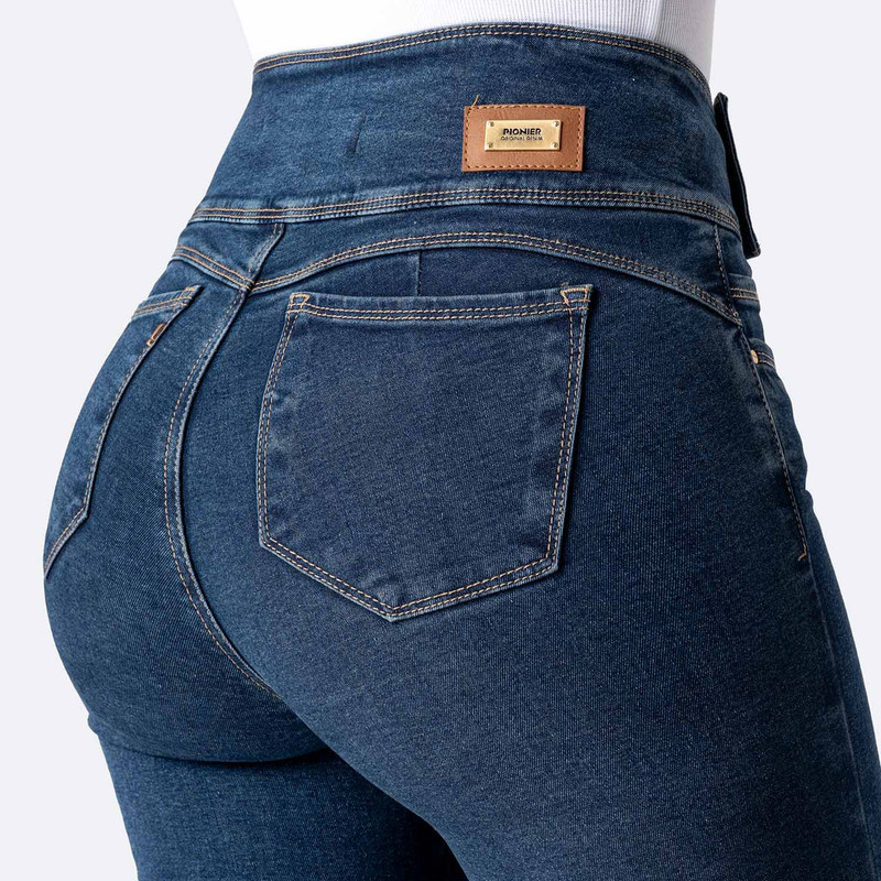 PANTALON MODA DELLAH DENIM STRETCH MUJER - 4
