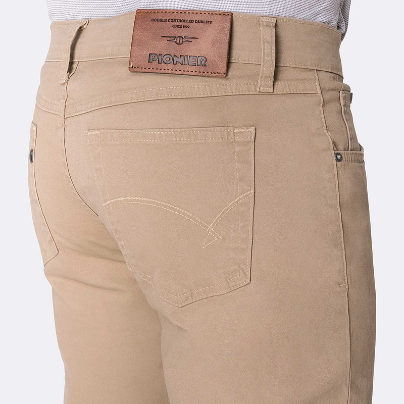 PANTALON CLASICO RELAXED CONFORT DRILL STRETCH HOMBRE - 4
