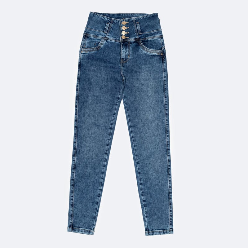 PANTALON MODA THALISSA DENIM STRETCH MUJER - 1