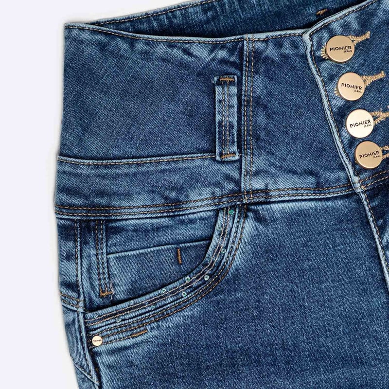 PANTALON MODA THALISSA DENIM STRETCH MUJER - 2