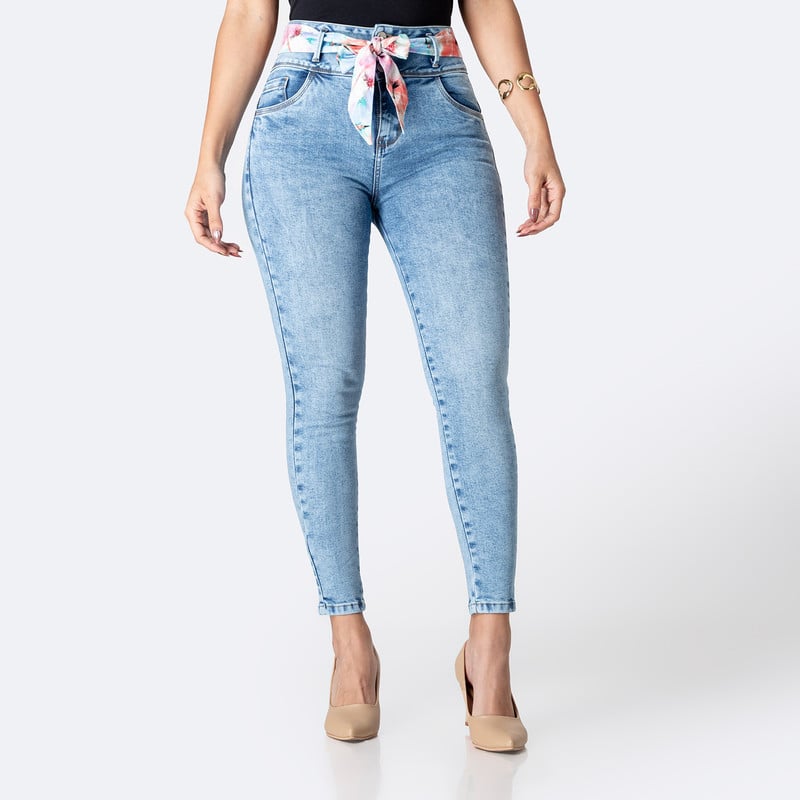 PANTALON MODA NATSUKII DENIM STRETCH MUJER - 1