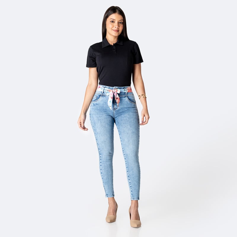 PANTALON MODA NATSUKII DENIM STRETCH MUJER - 2