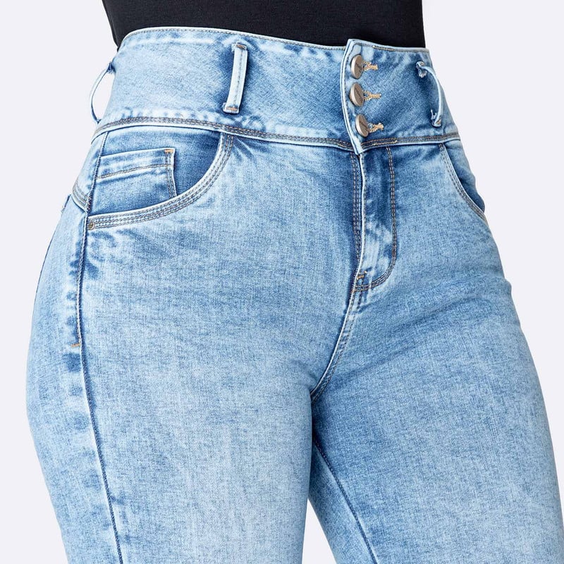 PANTALON MODA NATSUKII DENIM STRETCH MUJER - 4