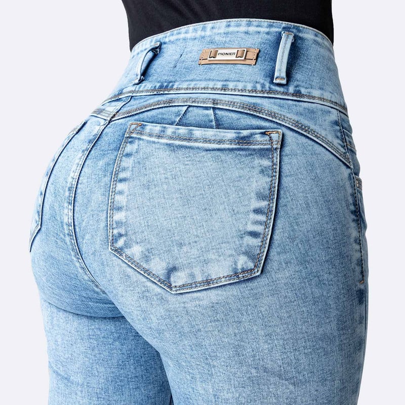 PANTALON MODA NATSUKII DENIM STRETCH MUJER - 5