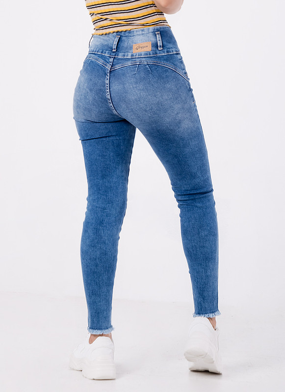 PANTALON MODA HEVELYN DENIM STRETCH MUJER - 3