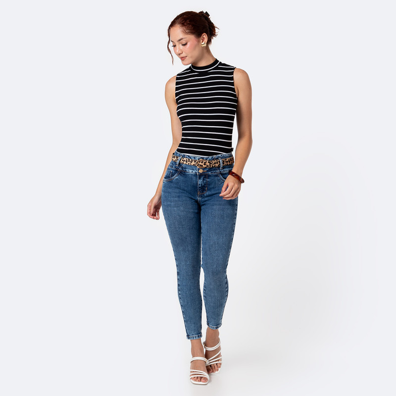 PANTALON MODA ALERI DENIM STRETCH MUJER - 2