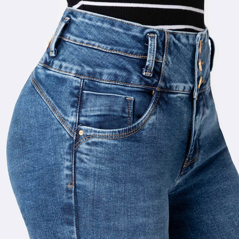 PANTALON MODA ALERI DENIM STRETCH MUJER - 4
