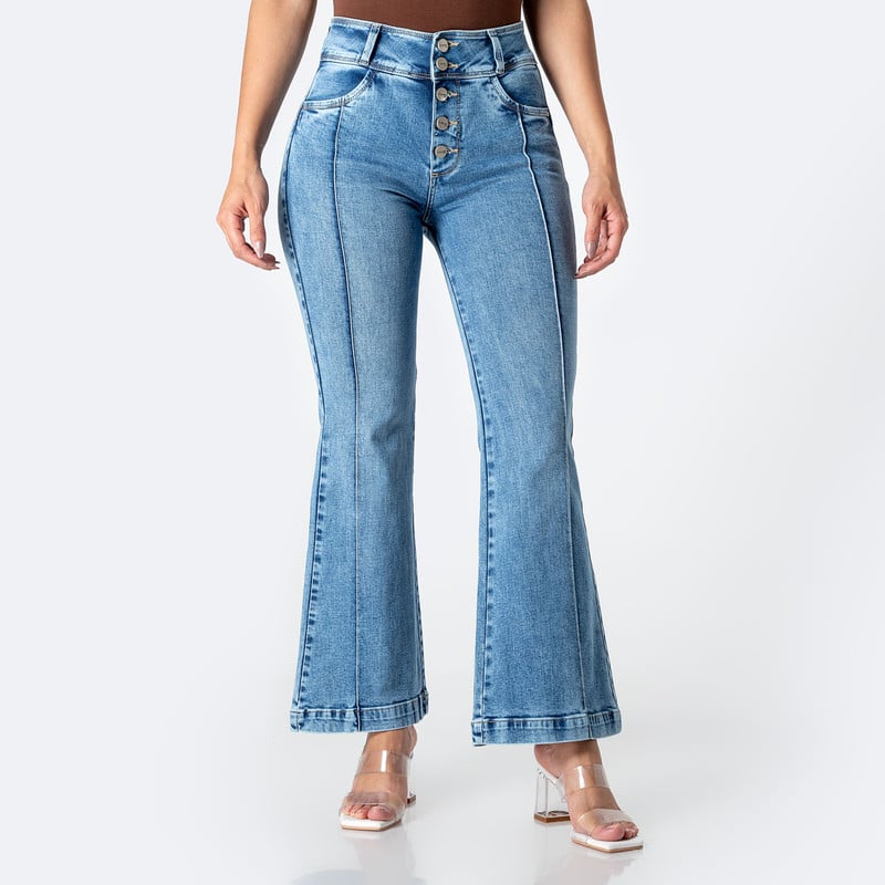 PANTALON MODA SALOMME DENIM STRETCH MUJER - 1