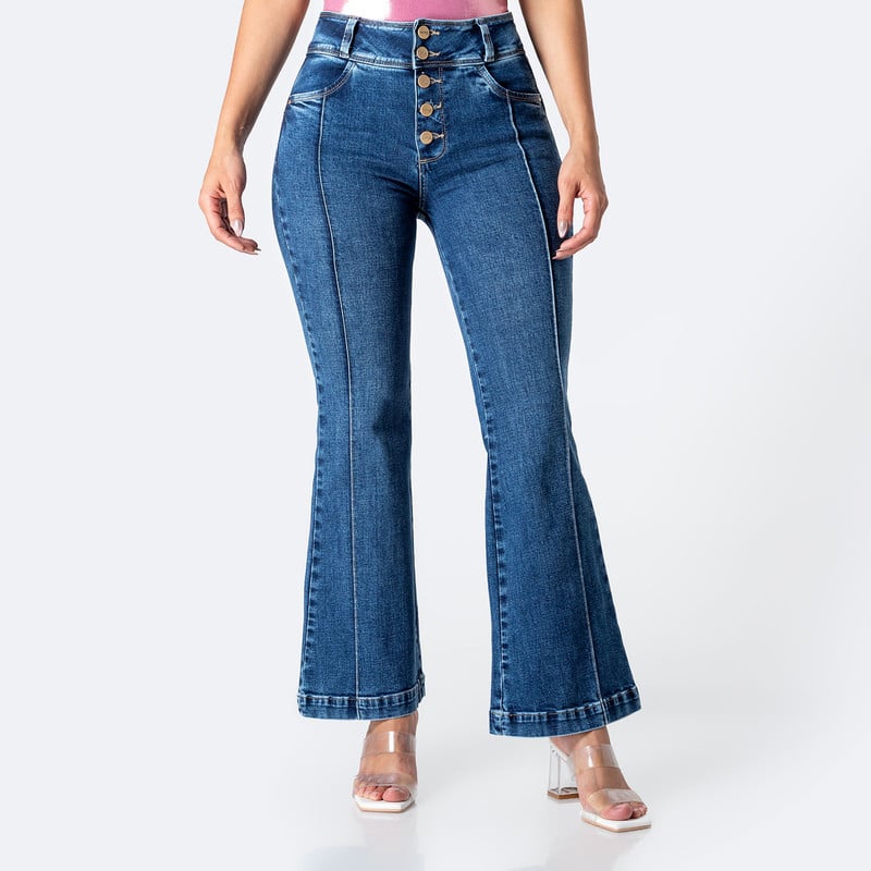 PANTALON MODA SALOMME DENIM STRETCH MUJER - 1