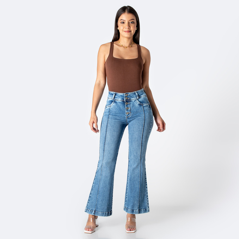 PANTALON MODA SALOMME DENIM STRETCH MUJER - 2