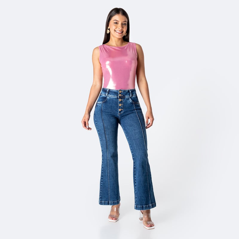 PANTALON MODA SALOMME DENIM STRETCH MUJER - 2