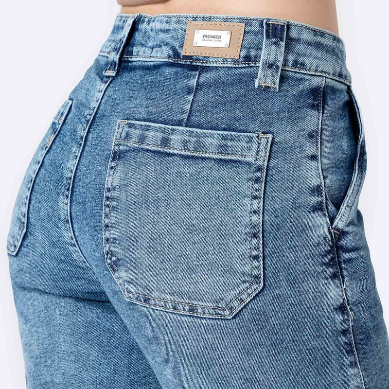 PANTALON CARGO RHIANNA DENIM STRETCH MUJER - 5