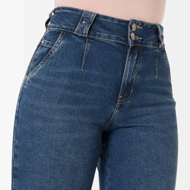 PANTALON MODA ZIRIX DENIM STRETCH MUJER - 4