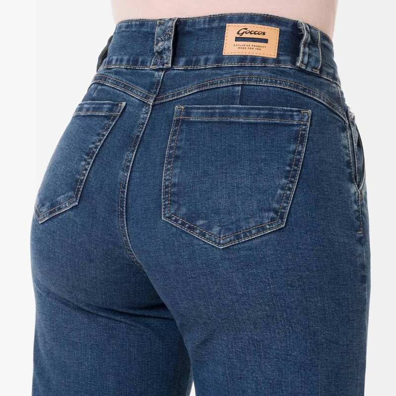 PANTALON MODA ZIRIX DENIM STRETCH MUJER - 5