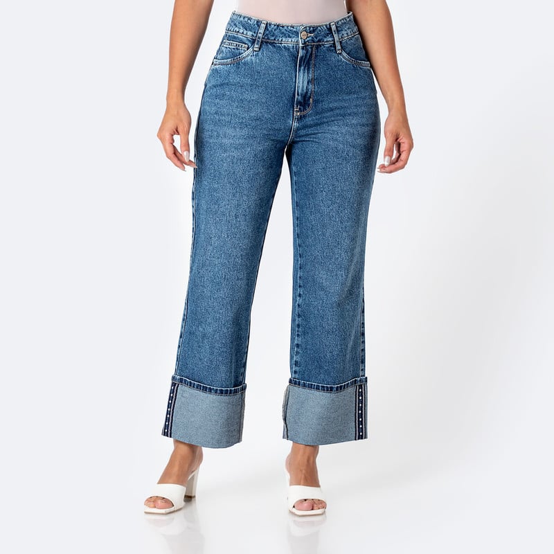 PANTALON MODA DAFNAH DENIM MUJER - 1