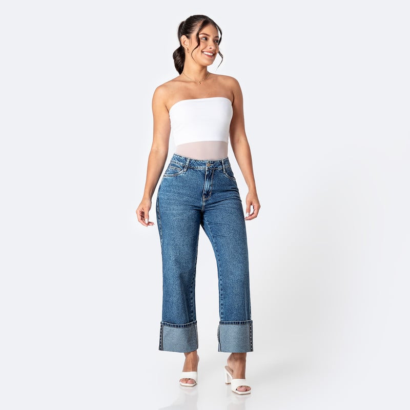 PANTALON MODA DAFNAH DENIM MUJER - 2