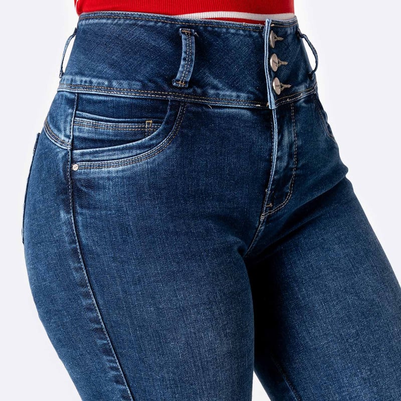 PANTALON MODA DAYANNAH DENIM STRETCH MUJER - 4