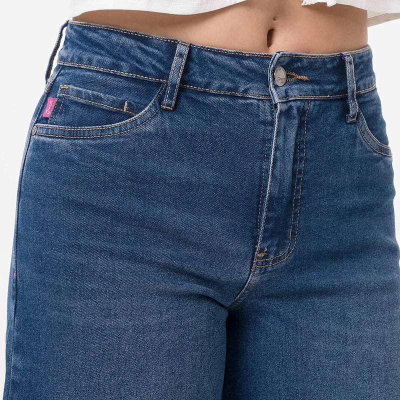 PANTALON CLASICO LUMAS DENIM STRETCH MUJER - 4