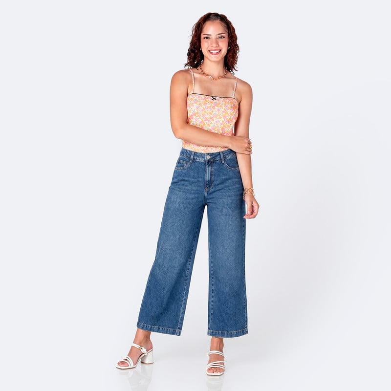PANTALON BASICO KASANNDRA DENIM MUJER - 2