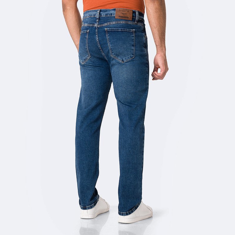 PANTALON CLASICO GOTZE L-AZUL DENIM STRETCH HOMBRE - 3