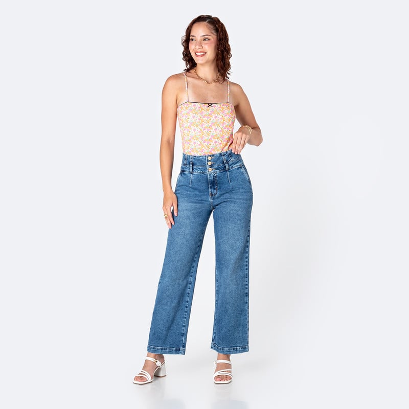 PANTALON MODA LANIIS DENIM STRETCH MUJER - 2