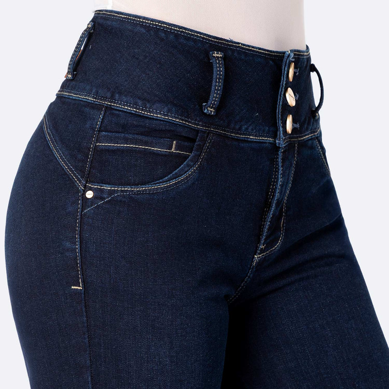 PANTALON MODA KAHELA DENIM STRETCH MUJER - 4