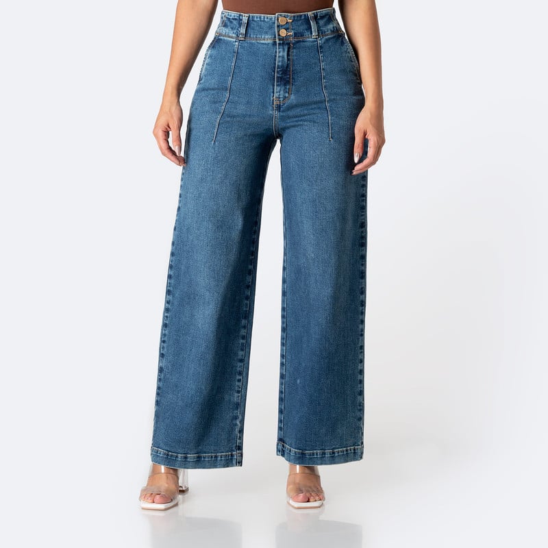 PANTALON MODA PRITZI DENIM STRETCH MUJER - 1