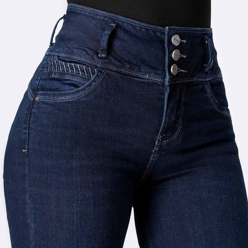 PANTALON MODA MAKALI DENIM STRETCH MUJER - 4