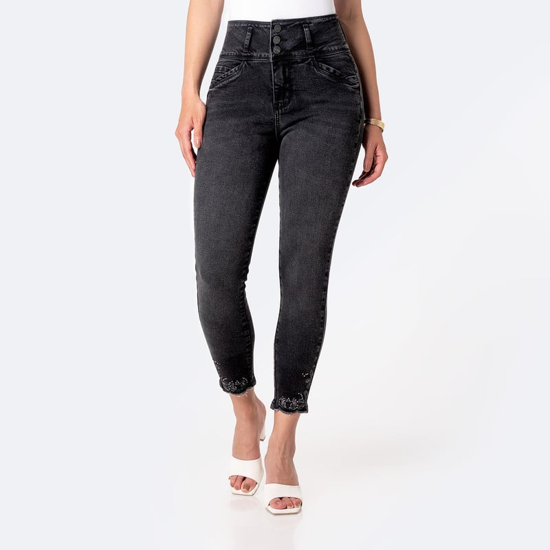 PANTALON MODA KIYOMII DENIM STRETCH MUJER - 1