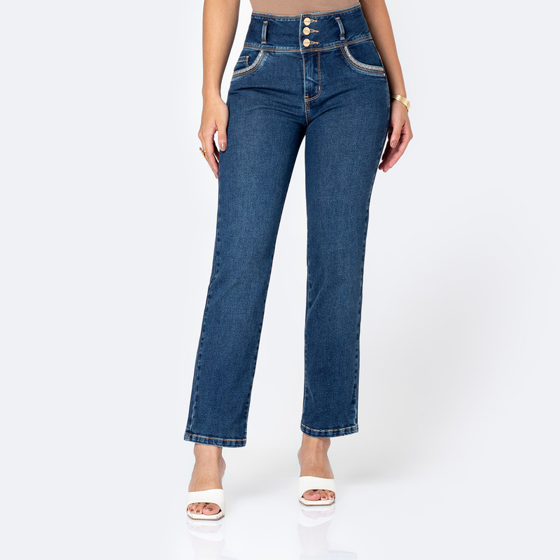 PANTALON MODA YRMA DENIM STRETCH MUJER - 1
