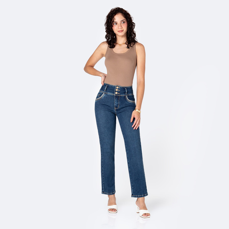 PANTALON MODA YRMA DENIM STRETCH MUJER - 2
