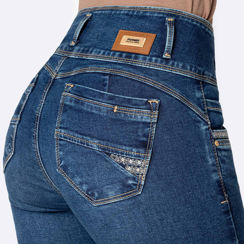 PANTALON MODA YRMA DENIM STRETCH MUJER - 5