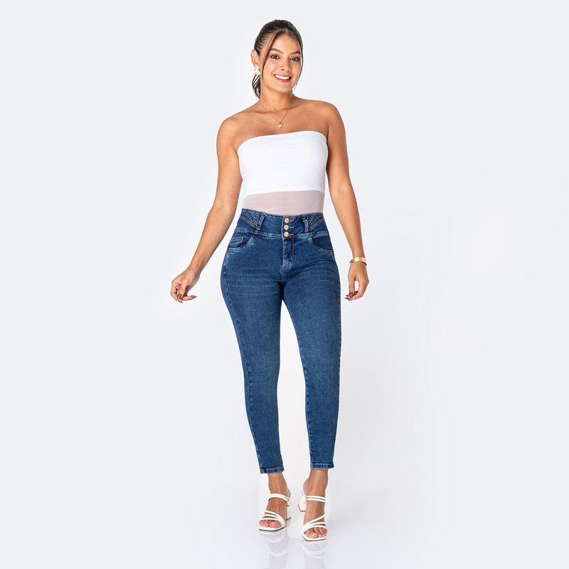 PANTALON MODA ZULMI DENIM STRETCH MUJER - 2