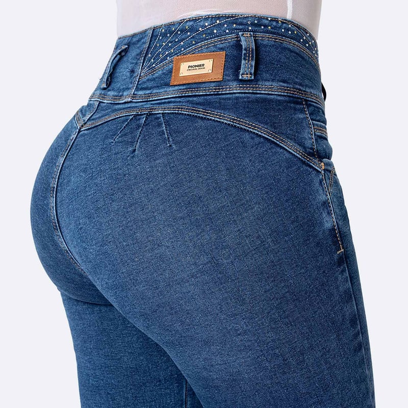 PANTALON MODA ZULMI DENIM STRETCH MUJER - 5