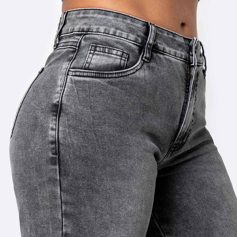 PANTALON BASICO ZIANAH DENIM STRETCH MUJER - 4