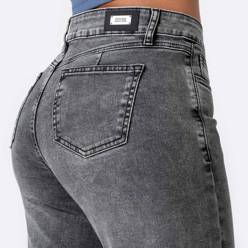 PANTALON BASICO ZIANAH DENIM STRETCH MUJER - 5