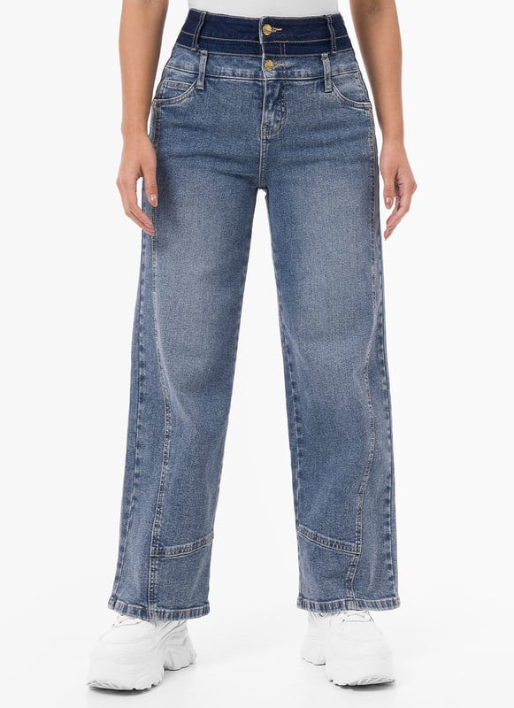 PANTALON MODA AMINAX DENIM STRETCH MUJER - 2