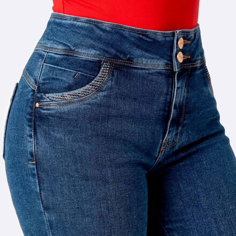 PANTALON MODA MACDIEL DENIM STRETCH MUJER - 4