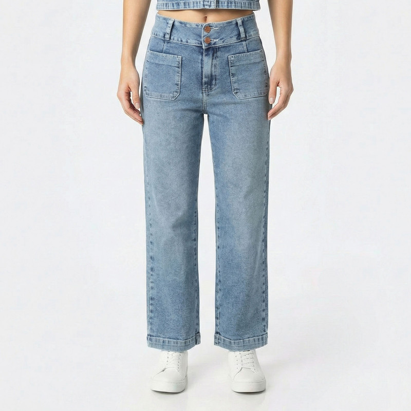 PANTALON MODA VERISSE DENIM STRETCH MUJER - 1