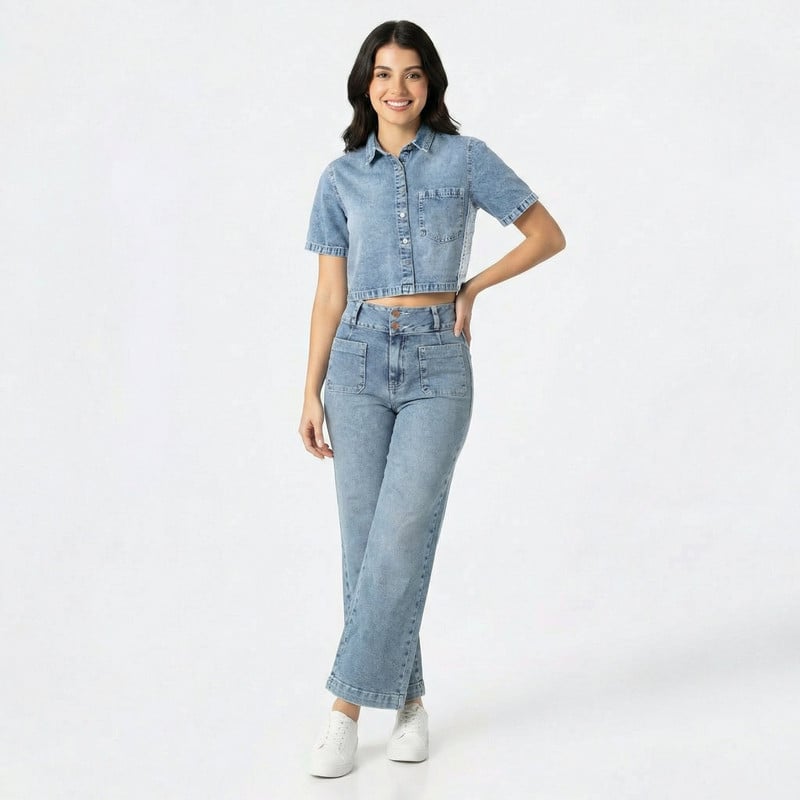 PANTALON MODA VERISSE DENIM STRETCH MUJER - 2