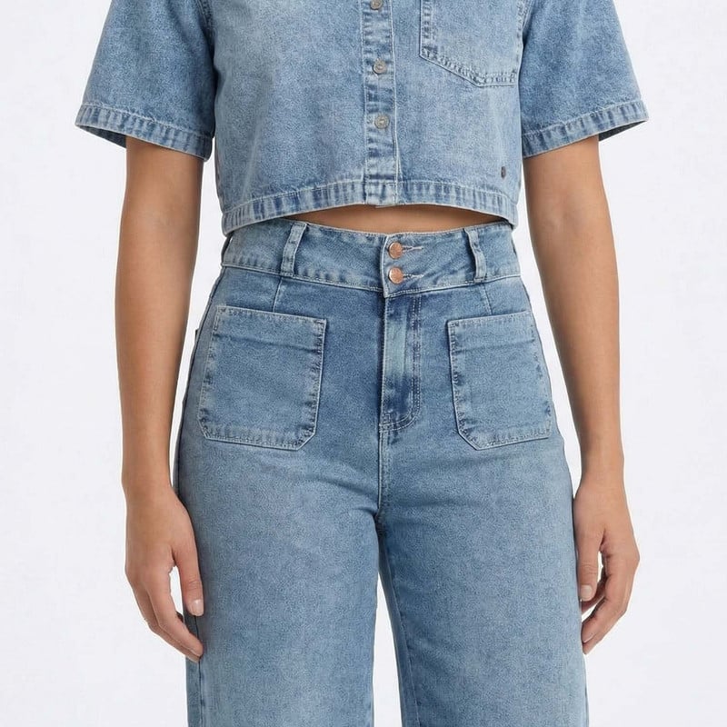 PANTALON MODA VERISSE DENIM STRETCH MUJER - 4