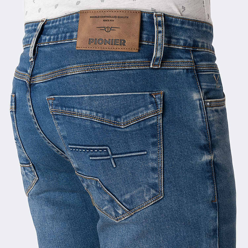PANTALON MODA BARENND DENIM STRETCH HOMBRE - 5