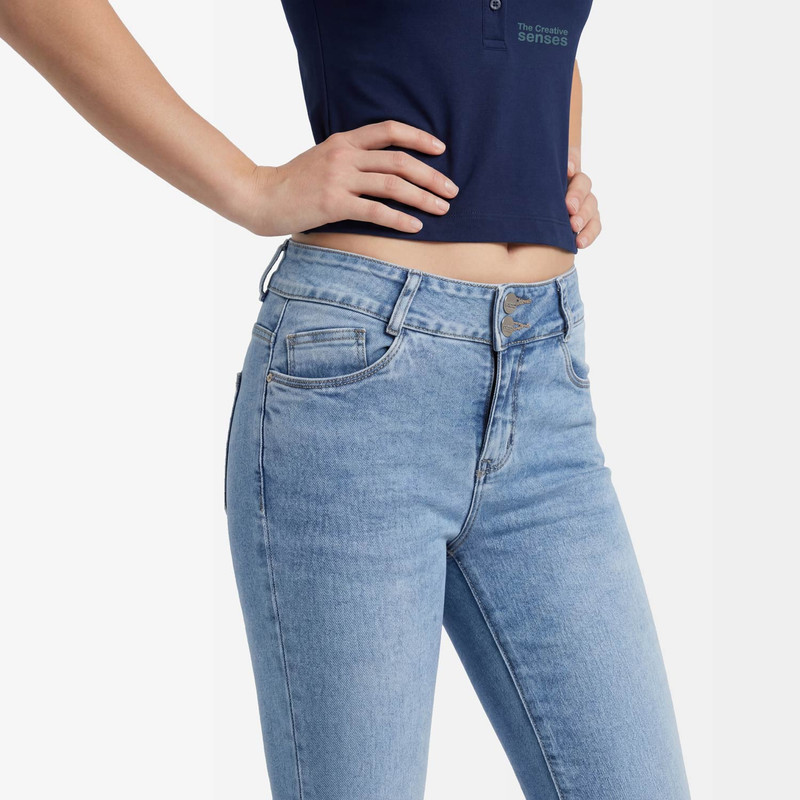 PANTALON MODA ELYSSE DENIM STRETCH MUJER - 4