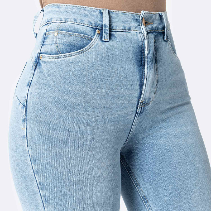 PANTALON CLASICO BRUNHA DENIM STRETCH MUJER - 4
