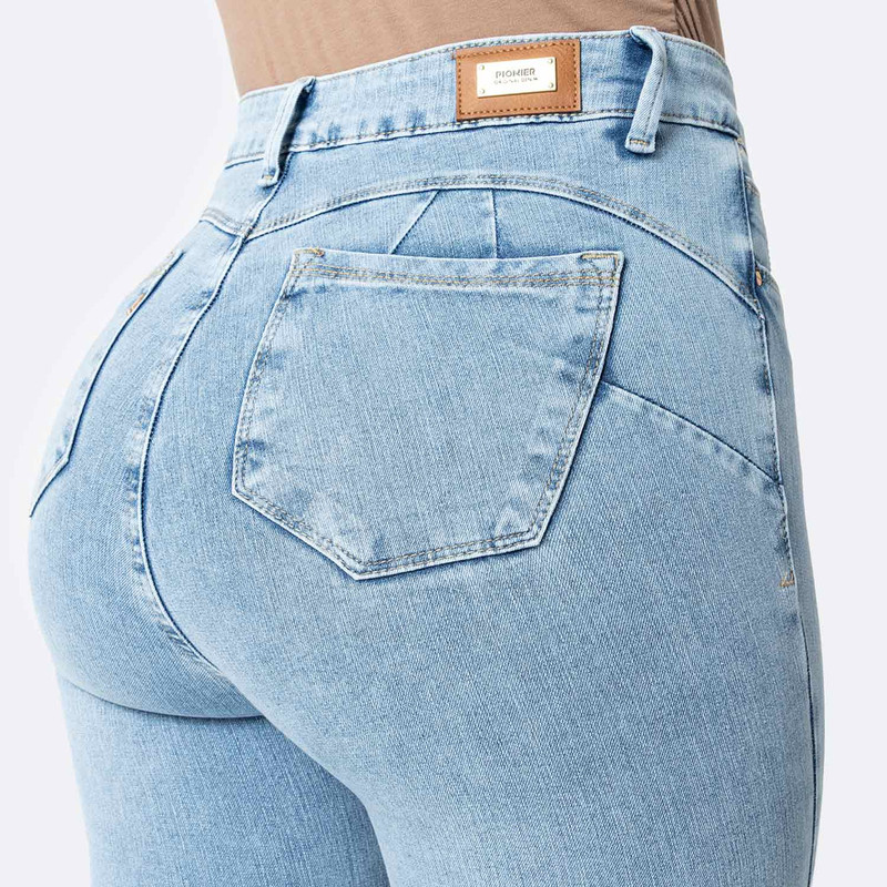 PANTALON CLASICO BRUNHA DENIM STRETCH MUJER - 5